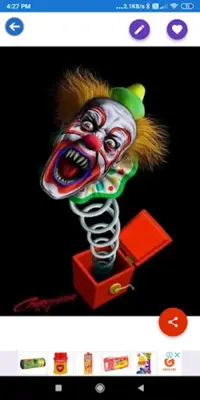 Scary Clown HD Wallpapers android App screenshot 6